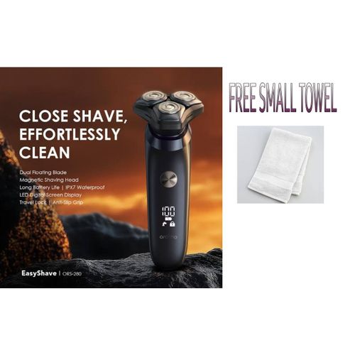 Oraimo SMOOTHER//EASY SHAVE//FREE SMALL TOWEL