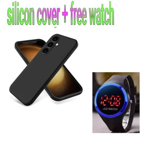 Samsung GALAXY A05S NON FADING ORIGINAL SILICON COVER//FREE WATCH