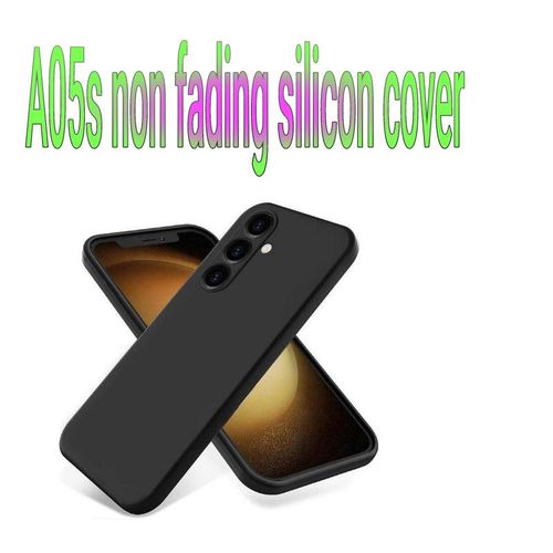 Samsung NON FADING ORIGINAL SILICON GALAXY A05S COVER..BLK