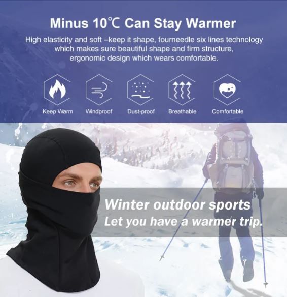 Balaclava Face Mask of Men - Ski Mask, Breathable Elastic Fit & Perfect for Outdoor Activities!