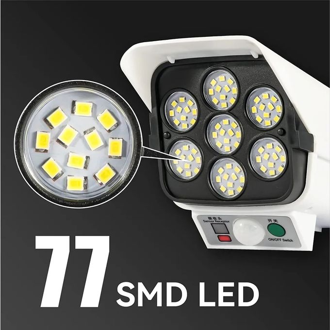 Solar Light High Simulation Camera Solar Flood Light With Motion Sensor And Remote Control