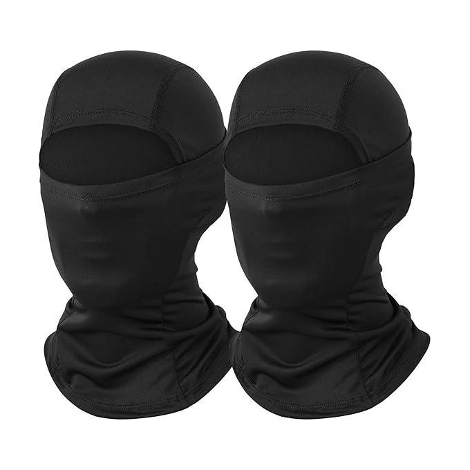 Ski Mask for Men 2 Pack Balaclava Face Mask Women Summer Shiesty Masks Motorcycle Helmet Full Head Cover Sun UV Protection