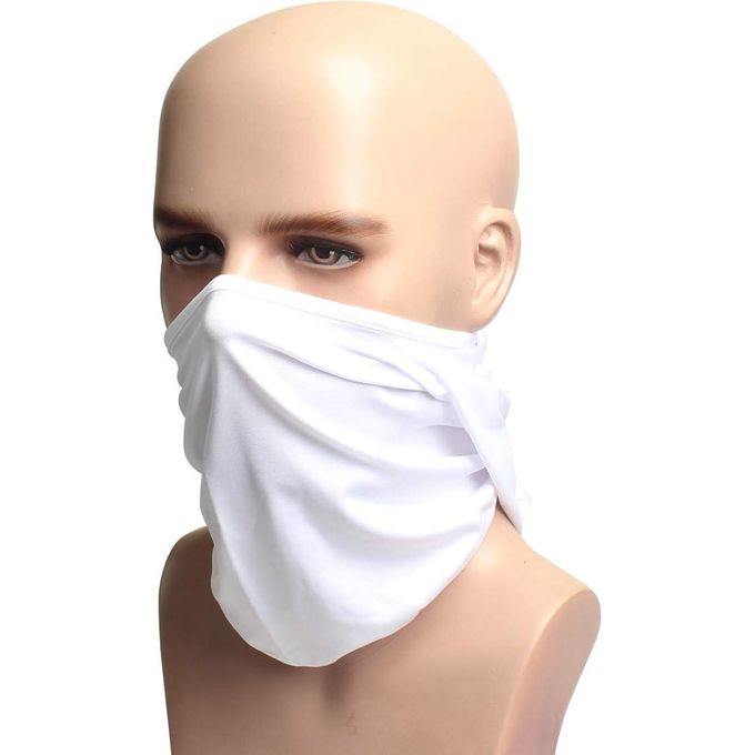 White Ski Mask Bandana Face Hat for Outdoor Airsoft Motorcycle Hood Helmet Balaclavas Headwear