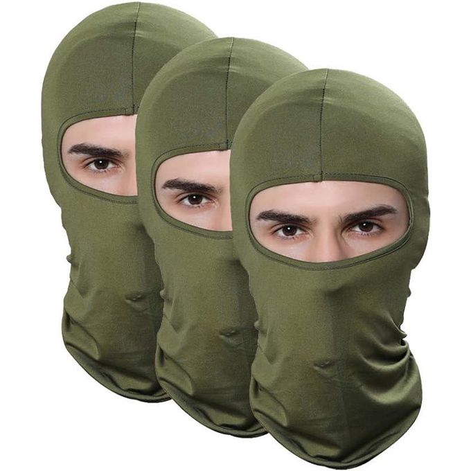Army Green Ski Mask Bandana Face Hat for Outdoor Airsoft Motorcycle Hood Helmet Balaclavas Headwear