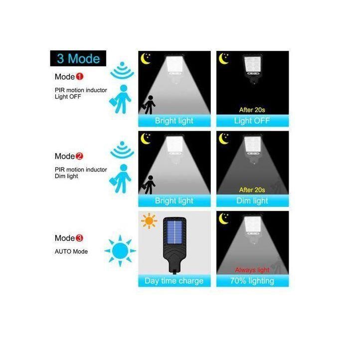 Super Bright Solar Light New Solar Wall Light PIR Motion Sensor Outdoor Garden Security Street Lamp