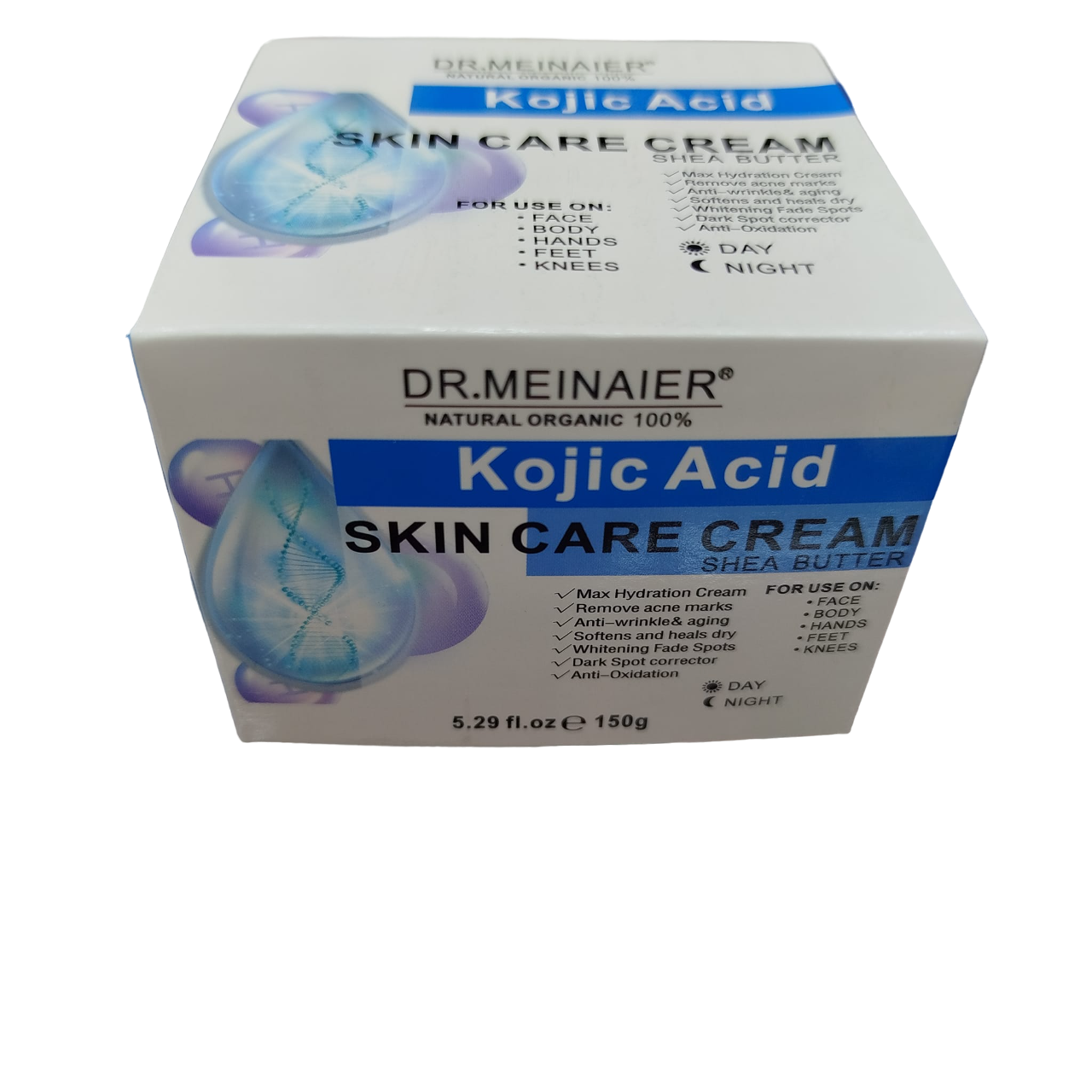 KOJIC ACID face, Body, Hands & Feet Cream. Removes Acne Spots, Acne Marks, Blackheads, Whiteheads, Hyperpigmentation, Wrinkles, Dark Spots, Moisturizes, Prevent skin aging, Softens, Lightens & Firms