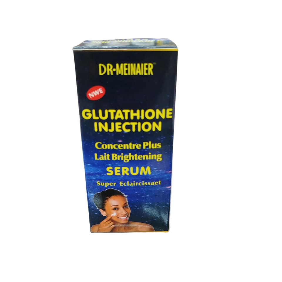 Dr Meinaier Glutathione Injection Lait Brightening Serum SPF 60. Removes Wrinkles, Moisturizes, Brightens, Lightens, Removes Stains, Smooths, Softens, Makes skin Elastic, Whiten Spots, Scars & Marks
