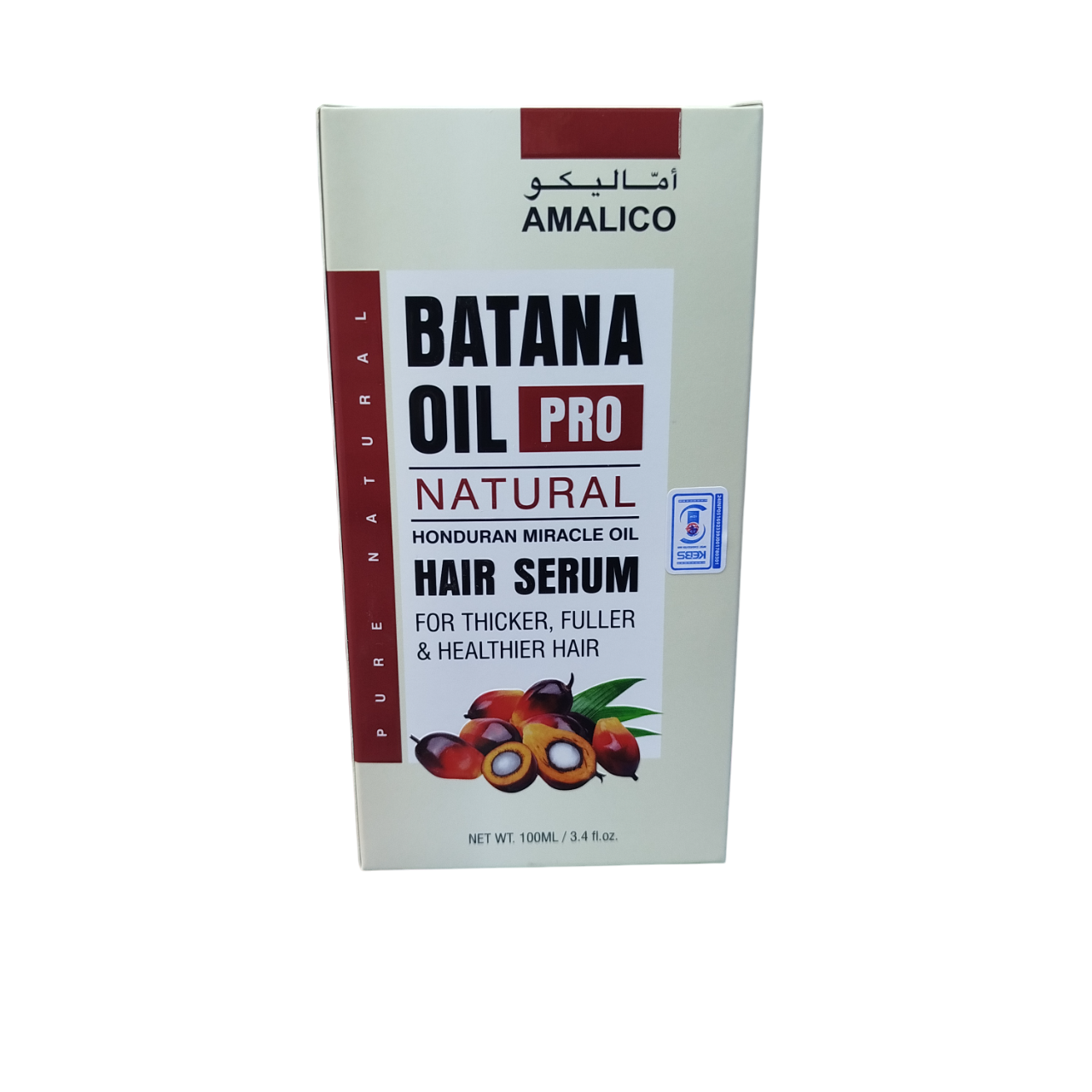 Amalico Batana Oil Pro Hair Serum with Honduran Miracle Oil. Grows the hair, Moisturizes, Minimize hair Loss, Split Ends, Make Hair Fuller, Thicker, Shinny, is Anti-Dandruff, Anti-Itch & Soften hair