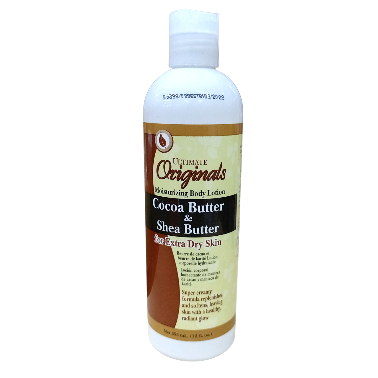 Originals Cocoa Butter & Shea Butter Moisturizing Body Lotion. Removes Blemishes, Unattractive scars & Marks, Glows, Hydrates, Replenishes, Protects, Softens, Smooths & Glows.