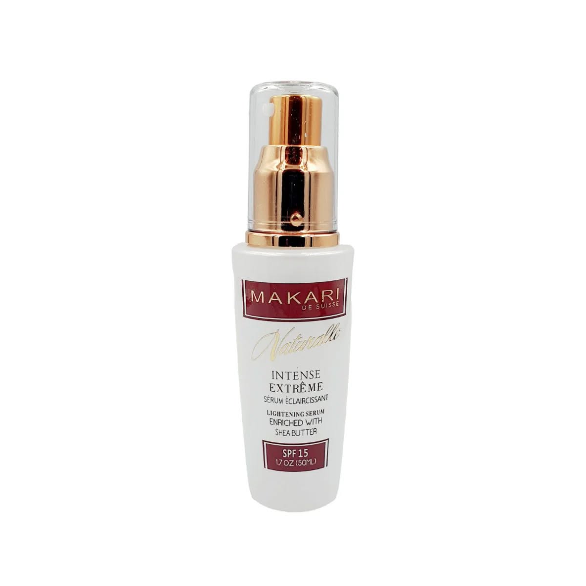Makari Naturalle Intense Extreme Lightening Face Serum with Shea Butter. Moisturizes, Smooth wrinkles, Scars, Imperfections, Dark Spots, Skin Elasticity, Make skin young, Even & radiant.
