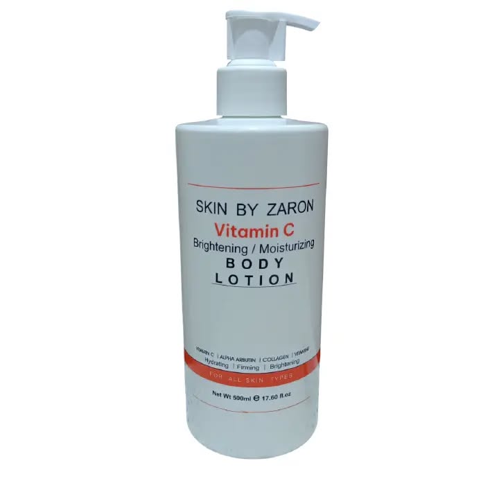 Skin by Zaron Vitamin C Brightening & Moisturizing Body Lotion with Collagen & Alpha Arbutin. Moisturizes, Brightens, Firms, Fades Dark Spots, Blemishes, Wrinkles, Make skin Smooth and Young