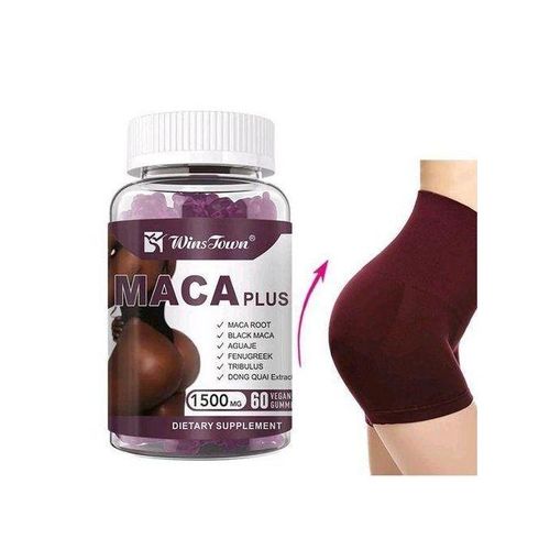 MACA Plus Butt Enhancement Gummies Made With All Natural Ingredients.