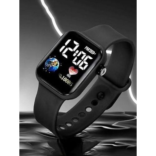 Fashion Kids' Digital Watch - Shockproof & Waterproof LED Watch for Boys, Girls,Men & Women