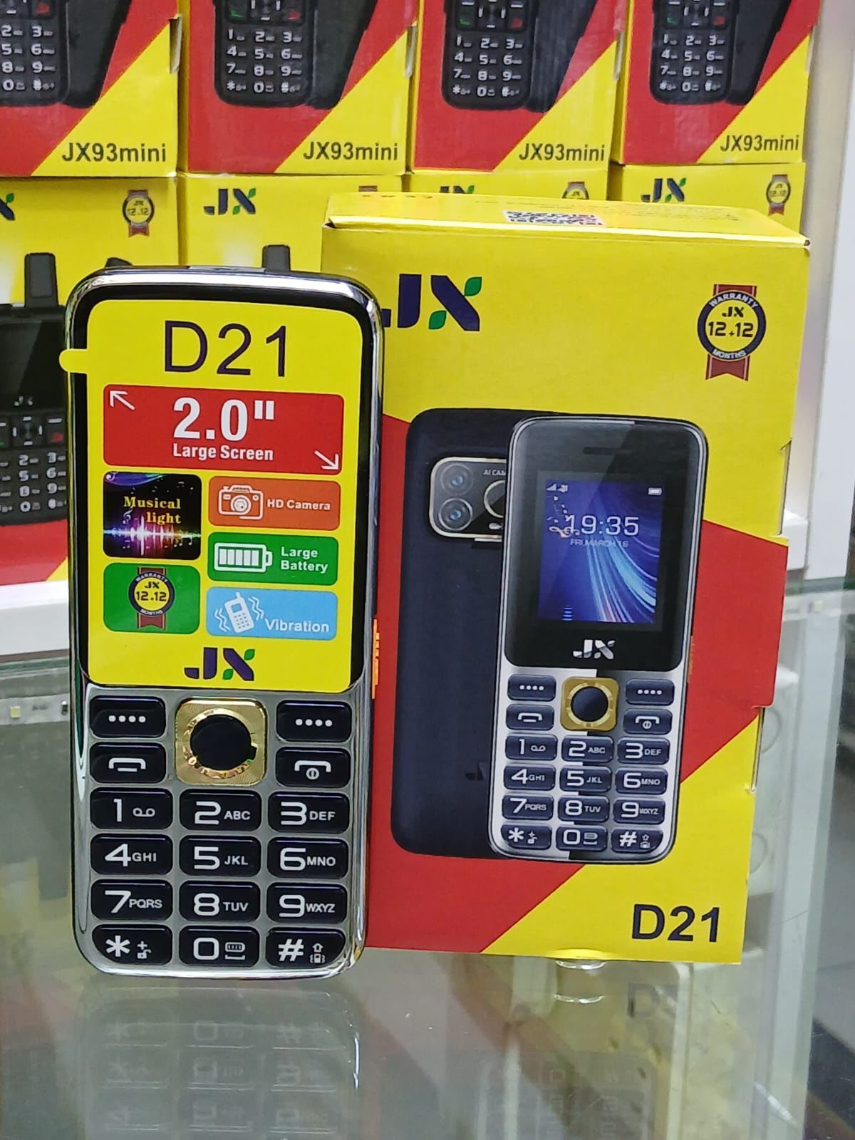 Jx JxD11 LARGE BATTERY FEATURED KAMBABE PHONE WITH BIG TORCH