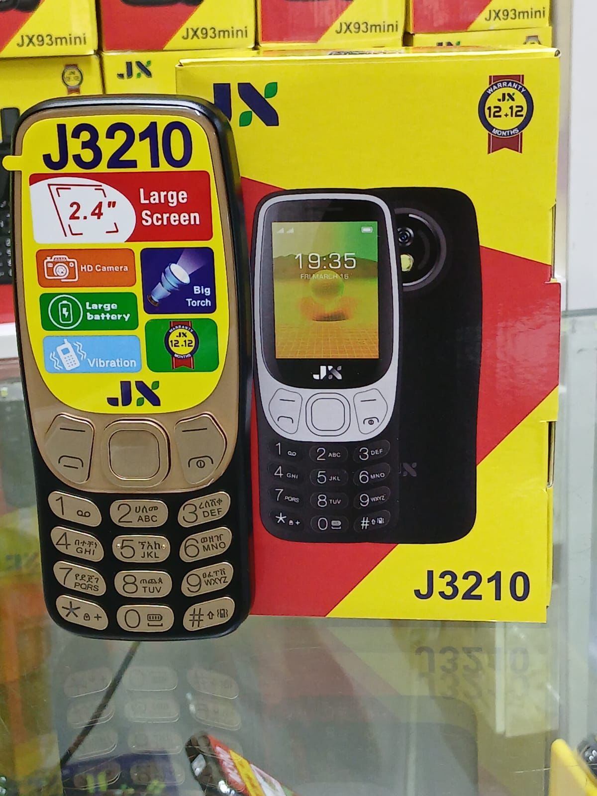 Jx JxJ3210 New Design Large Screen Featured Wireless FM Radio Kambabe Phone