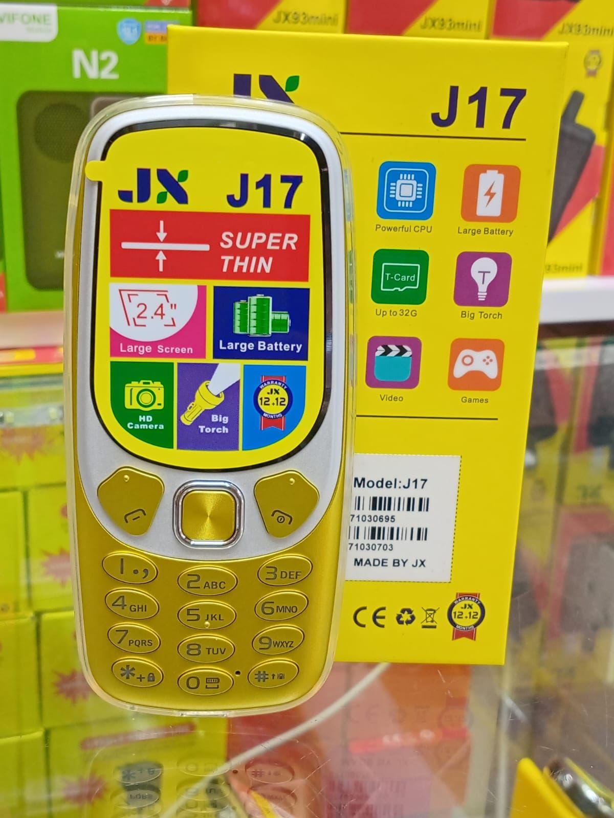 Jx JxJ17 NEW DESIGN FEATURE KAMBABE PHONE