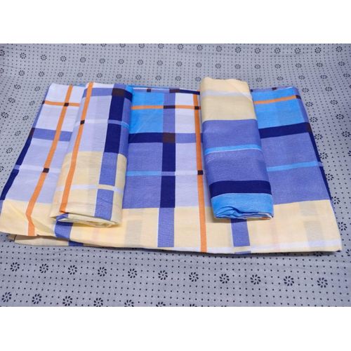 Cotton Bedsheets Set Of 4 Pcs(2 Bedsheets And 2 Pillowcases) 5 *6