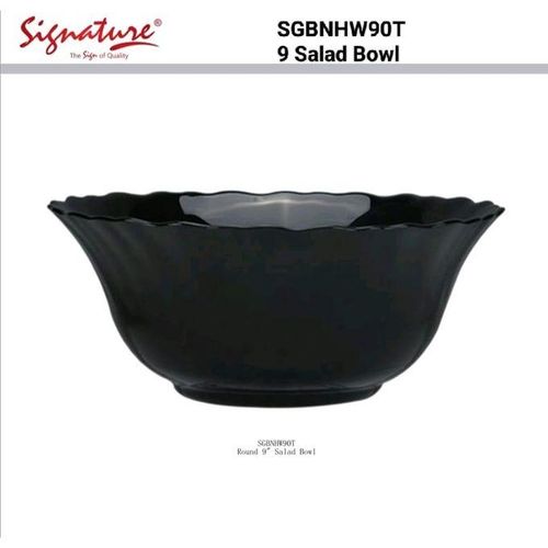 Signature serving bowl black