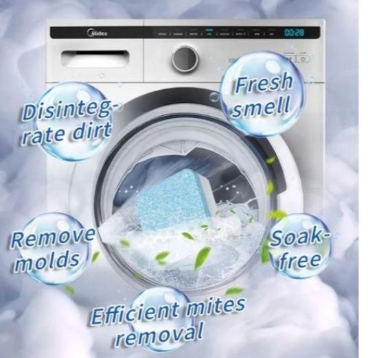 12pcs Washing Machine Cleaner  Household Supplies Deep Cleaning Tablets  For  washing machines