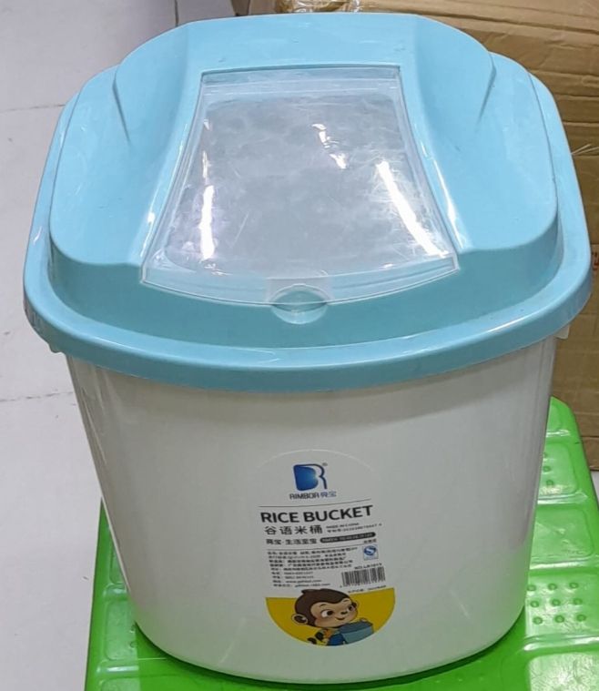 Rice /Cereal Containers Storage  with Measuring Cup Kitchen Pantry Organization and Storage Dry Food Bucket -10kg