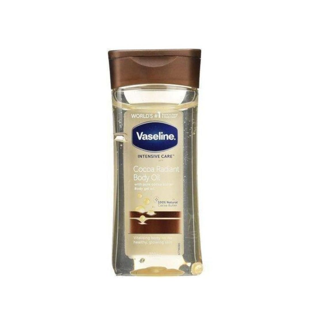Vaseline Intensive Care Cocoa Radiant Body Oil With Pure Cocoa For Glowing Skin -200ml