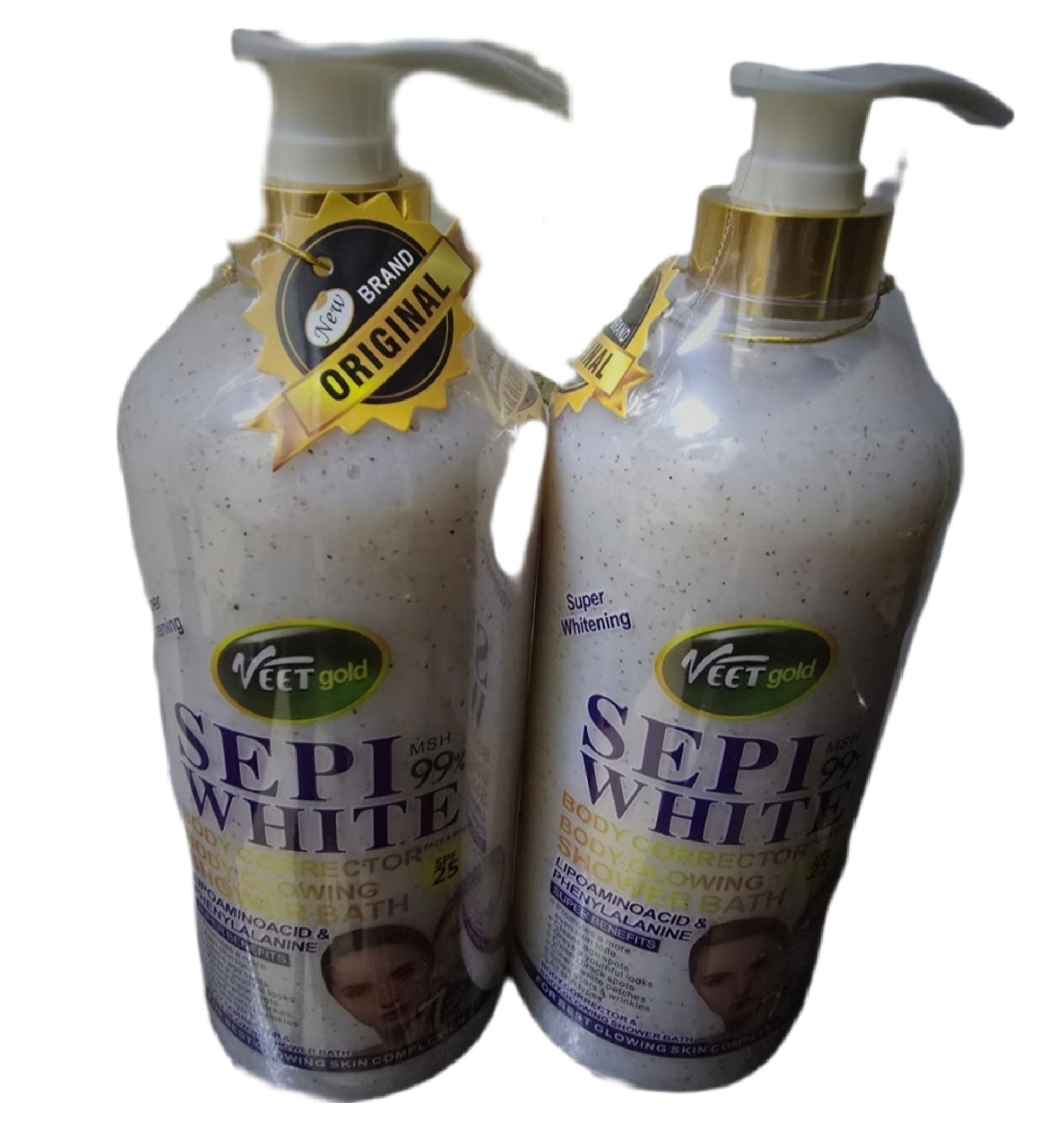 Veet Gold Sepi White Body Corrector Body Glowing Super Whitening Shower Bath Body Wash For  Glowing Completion