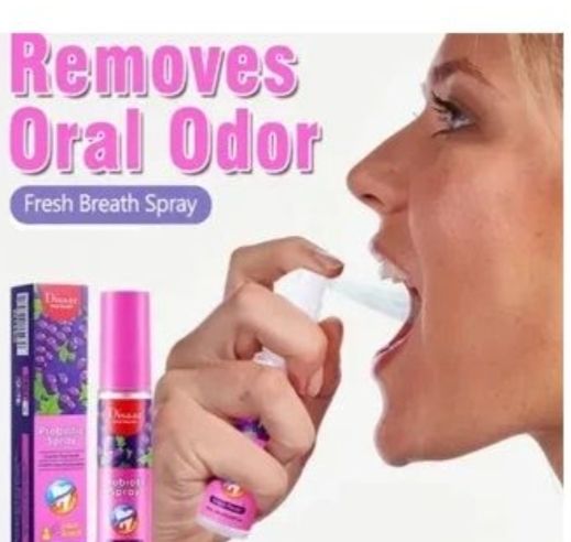 Disaar  Mouth Spray Freshener for Bad Breath Oral Odor Care Oral Breath Spray Grape Flavor/ / Lemon Flavor/ Mint Flavor -20ml