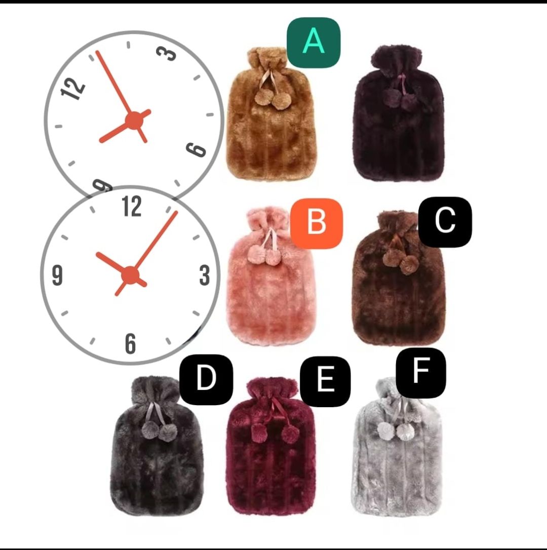 2L Hot Water Bottle with Soft Faux Fur Cover for Pain Relief Menstrual Cramps  Hot Compress and Cold Therapy