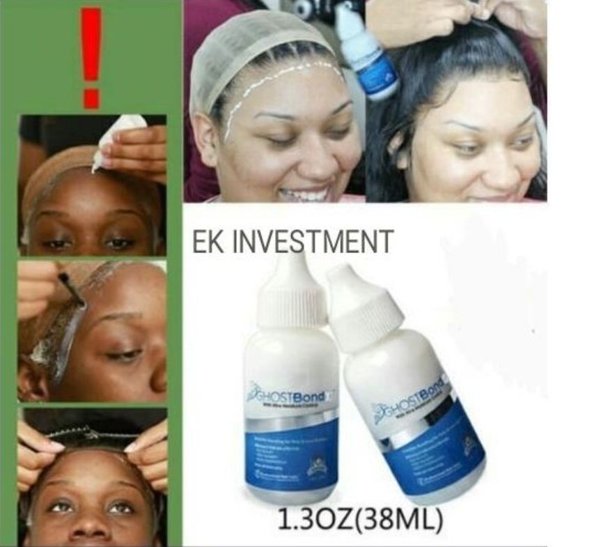 Ghost Bond Water & Oil-Resistant Invisible Wig Bonding Glue For Secure And Natural-Looking Poly And Lace Wigs