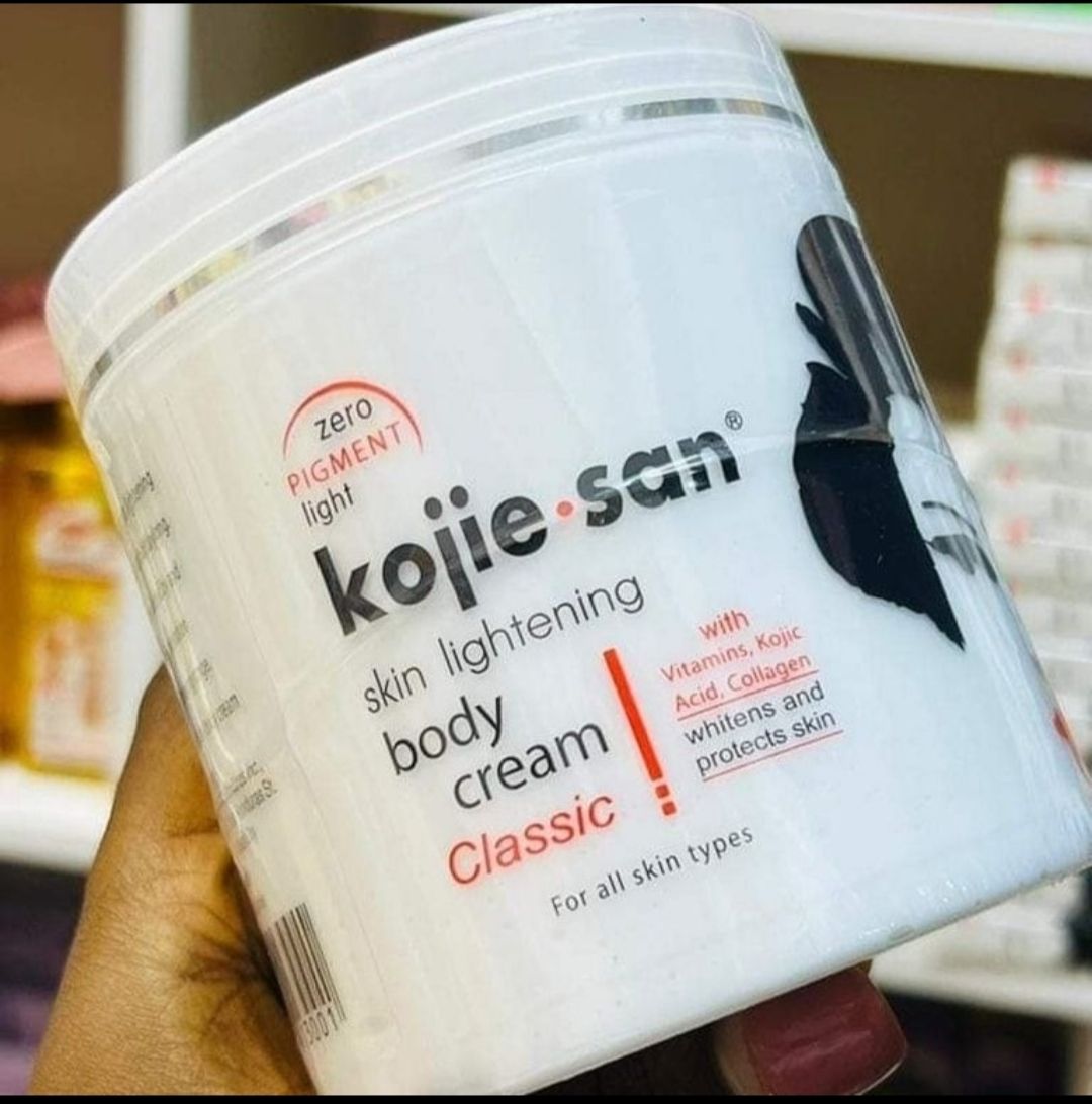 Kojie San Skin Lightening with Kojic ,Collagen & Vitamins Body Cream Whitens ,Skin Firming ,Moisturizing & Protects Skin