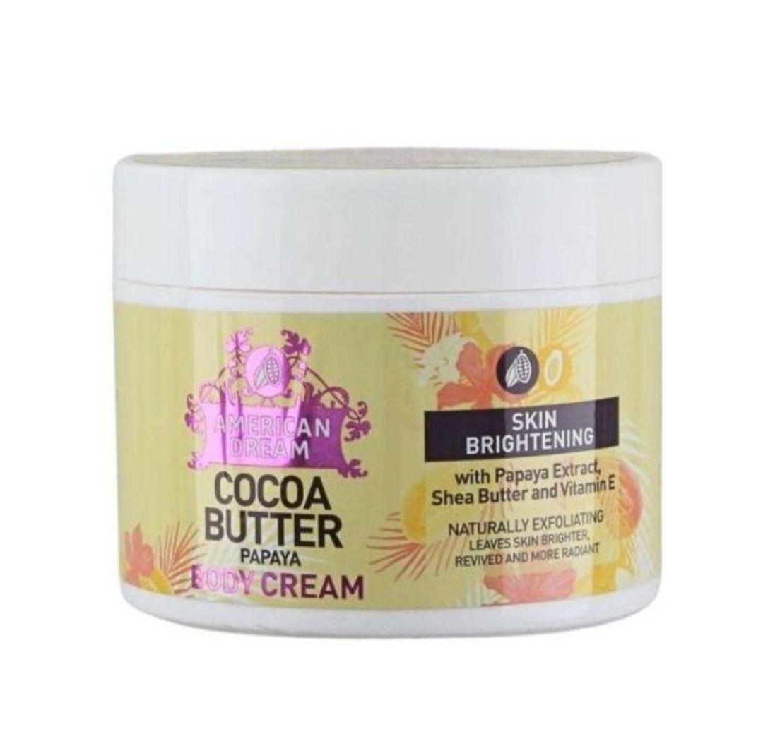 American Dream Cocoa Butter Papaya,Shea butter ,Vitamin E  Body Cream For Skin Brightening