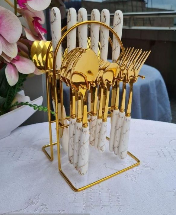 Stainless Steel Knives ,Spoons, Forks ,Set for Home, Kitchen and Restaurant,  Dinnerware Set  Flatware Set ,Cutlery Set-24pcs
