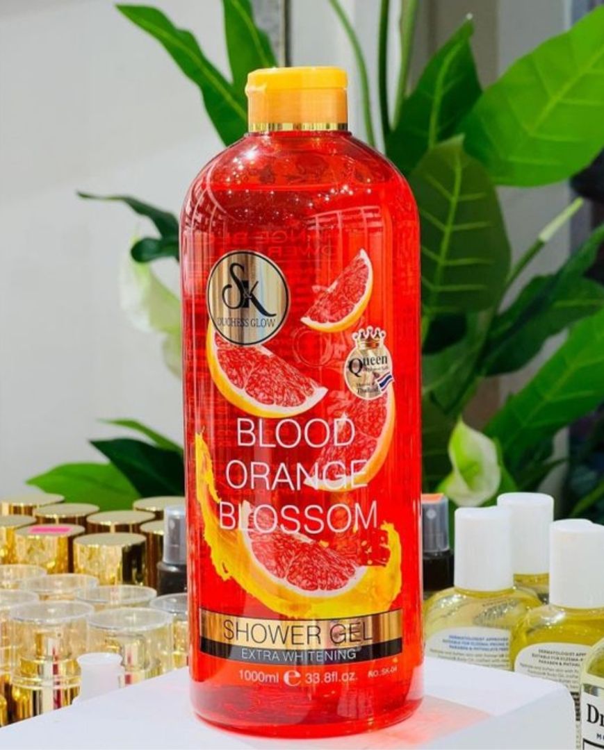 Sk Duchess Blood Orange Blossom Shower Gel Extra Whitening Shower Gel Body Wash- 1000ml