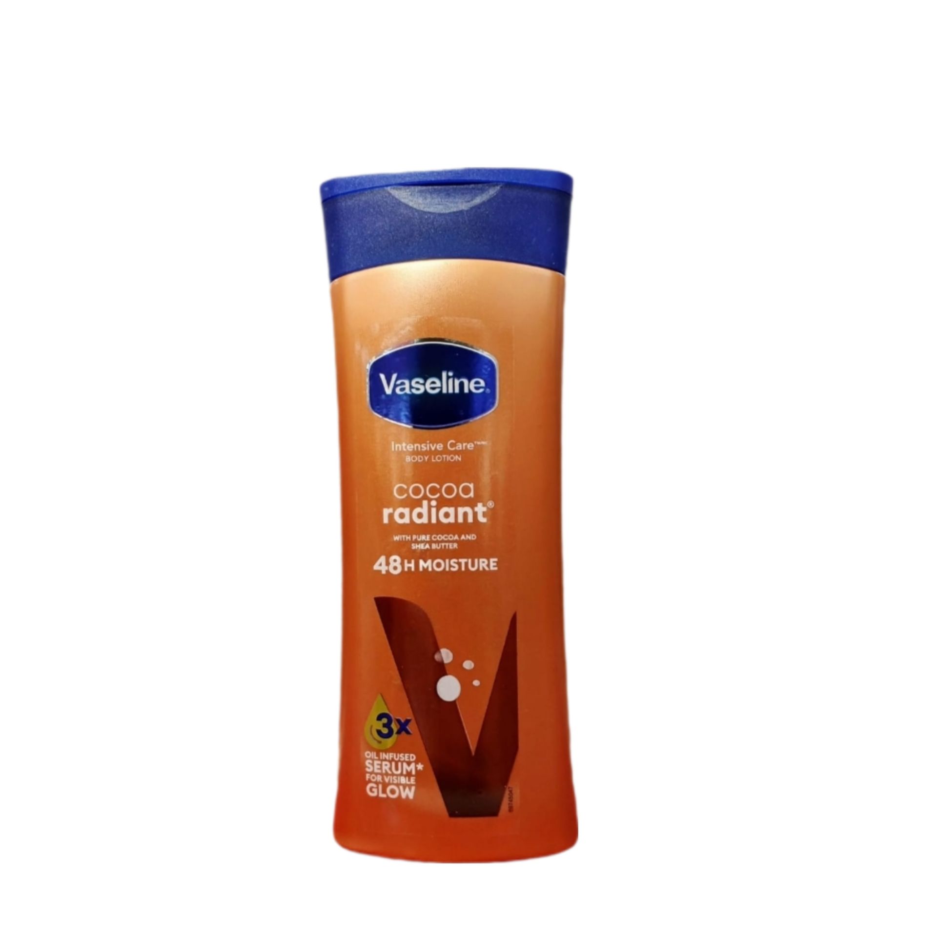 Vaseline Intensive Care Lotion Cocoa Radiant with Cocoa,Shea butter & Oil Serum For 48h Mousturizing & Healthy Glow-400ml
