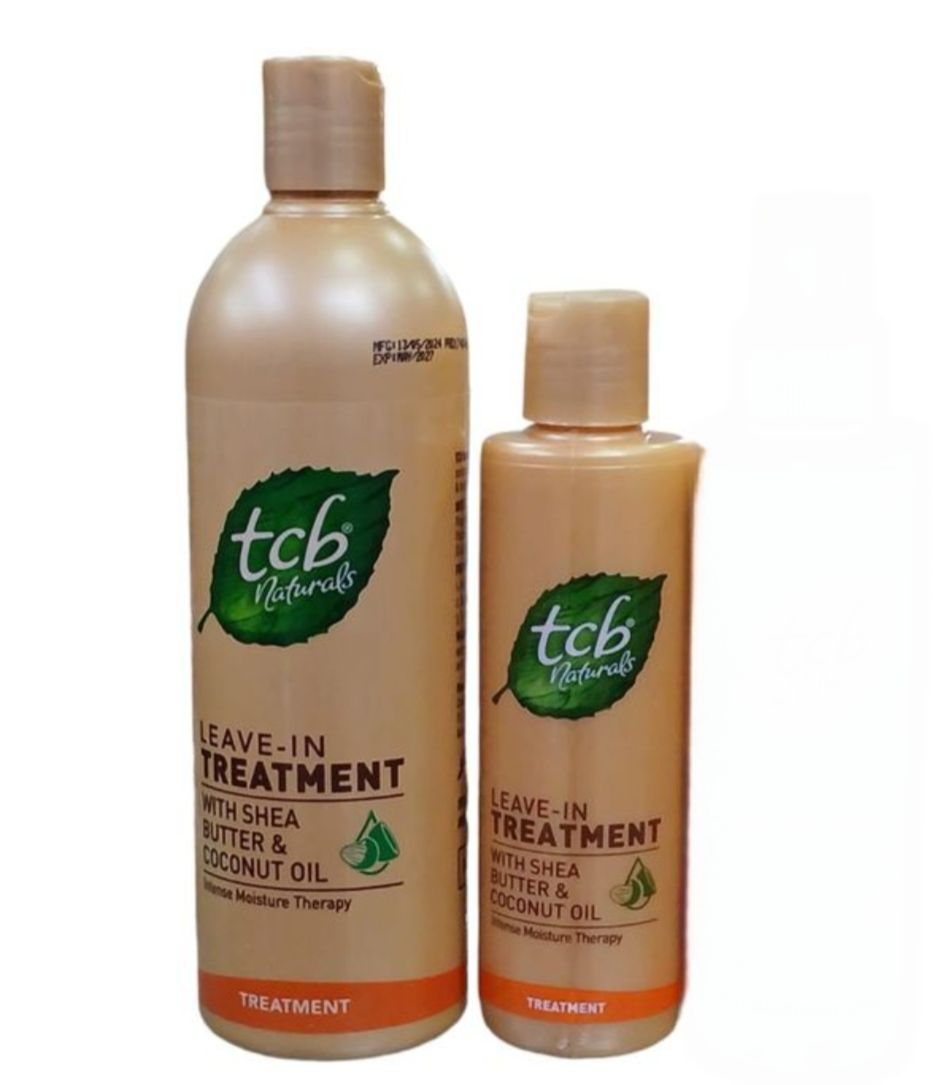 TCB Naturals Natural Leave In Treatment with Shea Butter & Coconut Oil Moisturizes & Nourishes your hair