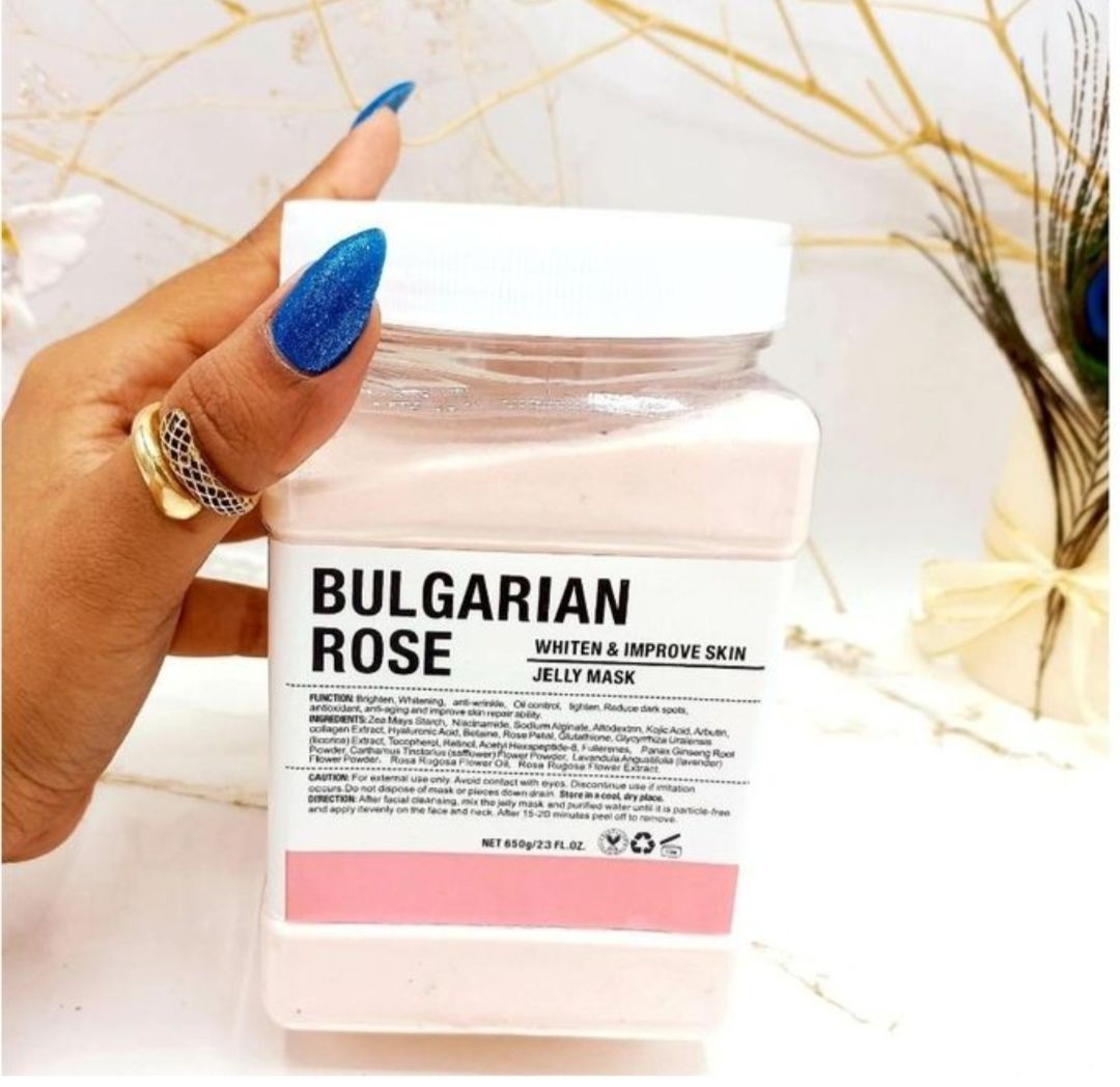 Bulgarian Rose Whiten ,Brightens,Anti-wrinkle, Anti-aging,Reduce Dark Spot and Improve Skin Jelly Mask-650g