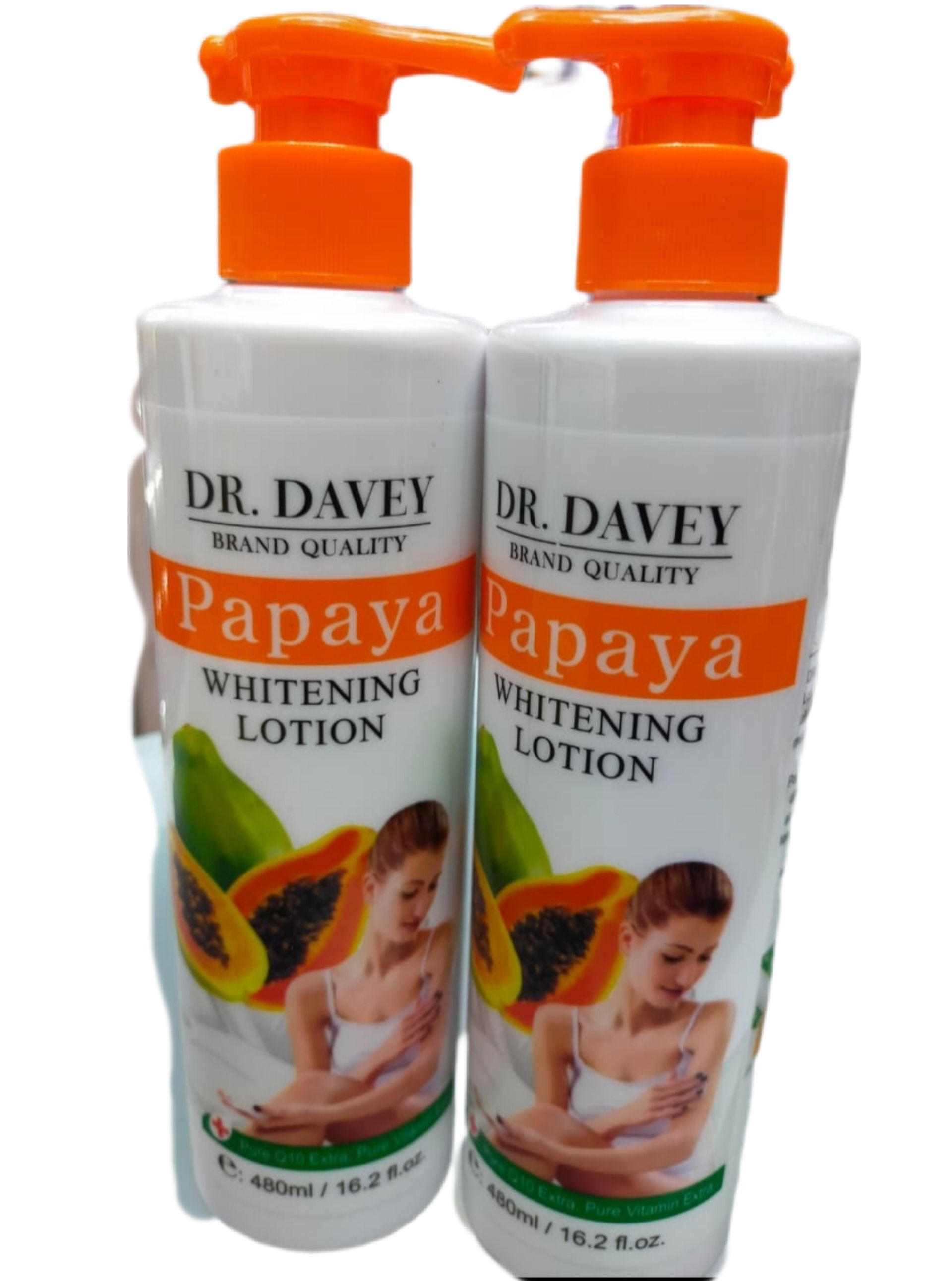 Dr.Davey Papaya with Extra Vitamin Lightening Lotion -480ml
