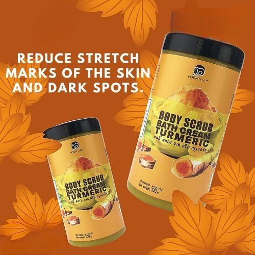 PORNTHAP Body Scrub Bath Cream For  Moisturizing  ,Clears Dark Spot ,StretchMarks