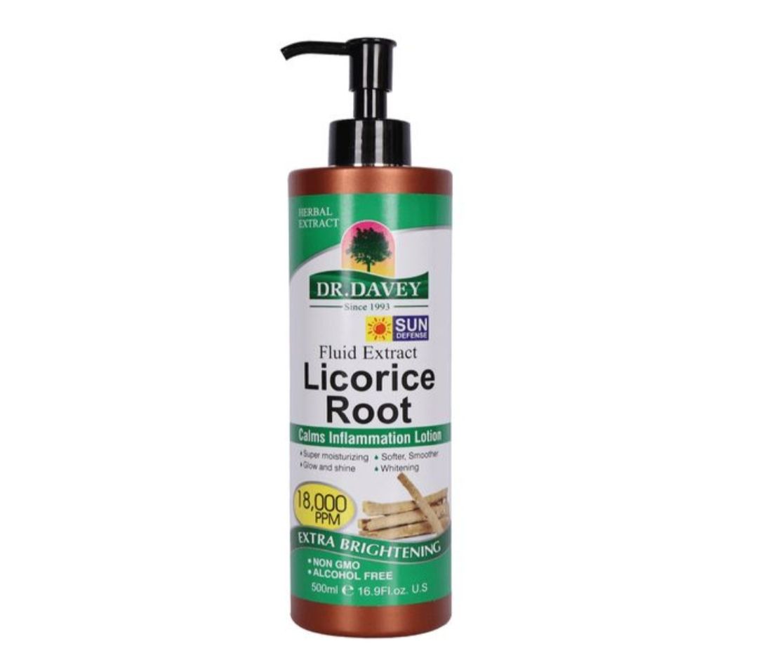 Dr.Davey Licorice lotion For  Extra Brightening,Softer ,Smoothering, Whitening Moisturizing ,Shine & Glowing