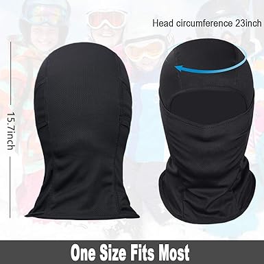Ski Mask for Men Women, Summer Balaclava Face Mask, Shiesty Mask UV Protector Lightweight for Motorcycle Snowboard
