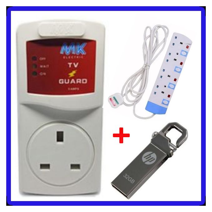 MK TV Guard+4Way Extension Cable+32GB Flash Disk