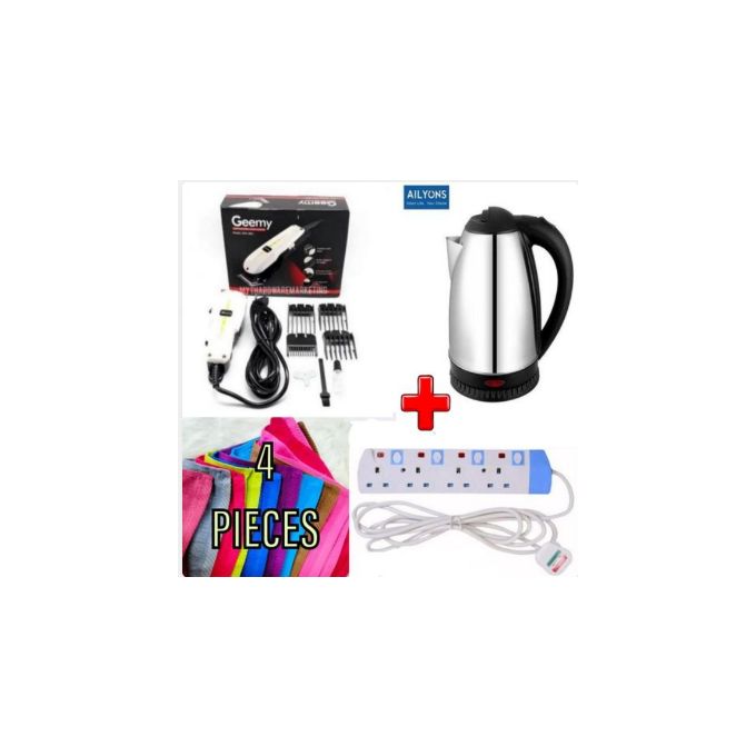 Geemy BEST PROFESSIONAL KINYOZI SHAVING MACHINE. // AFFORDABLE BARBER SHAVING MACHINE-KINYOZI // BEST HAIR CUTTING MACHINE // CORDLESS SHAVING MACHINE // KINYOZI // KUNYOA NYWELE + Electric Kettle + 4