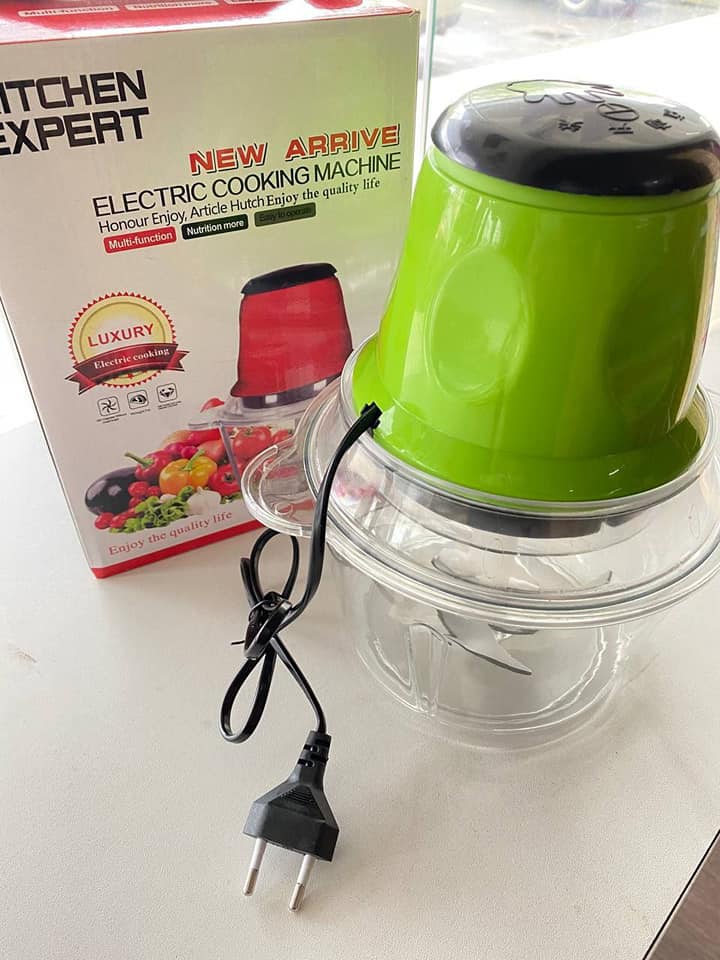 MEAT GRINDER- VEGETABLE CUTTER-  Quality Electric Meat Grinder/vegetable Chopper Food Processors,Small Meat Grinder & Food Chopper Electric Vegetable Chopper &  Bi-Level Blades for Meat/fish/Ve