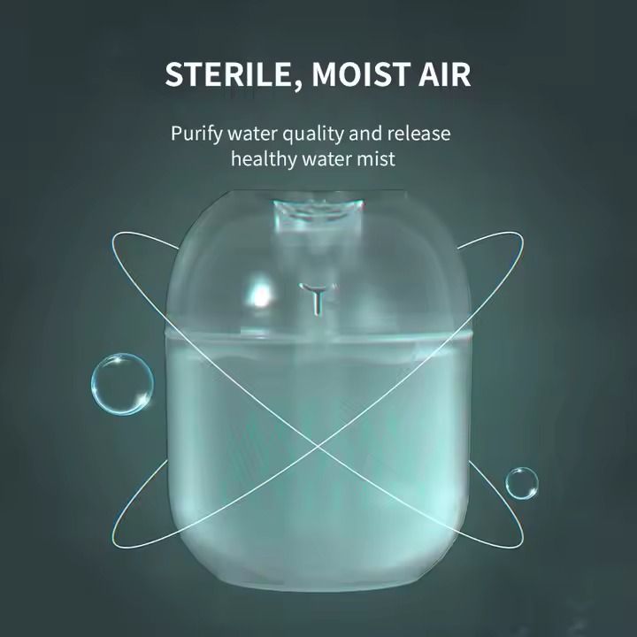 220ML Air Humidifier Home USB Bottle Aroma Essential Oil Diffuser LED Backlight For Home Car USB Fogger Mist Maker With LED Night Lamp Mist Maker Refresher