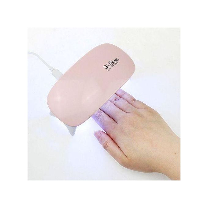 6W Mini Nail Dryer Machine Portable 6 LED UV Manicure Lamp Home Use Nail Lamp for Drying Polish Varnish With USB Cable LED UV Nail Gel Polish Dryer Lamp Light Machine view 7