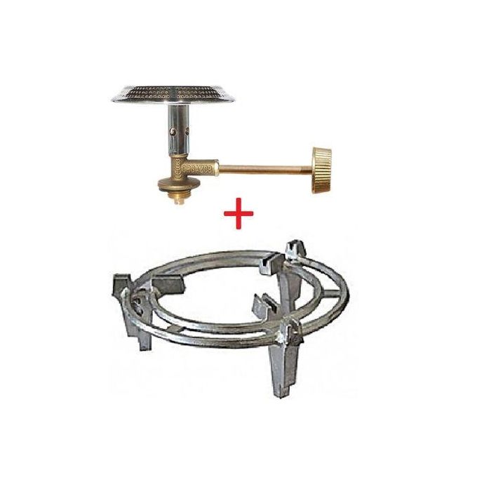 Primus Gas Burner + Meko Gas Grill For 6kg MekoSteel hardened. Easy to clean. Takes up only a minimum kitchen space. Stainless. Rust free. BURNER Matchstick ignition No batteries required