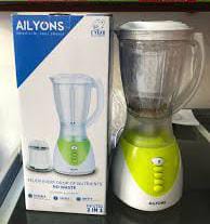 AILYONS 2 In 1 Countertop Blender & Grinder-fruit Mixer And Food Processor  This appliance has  a jug capacity of 1.5L safely locked with a lock cover, quite enough for your blending. This 3-speed ble