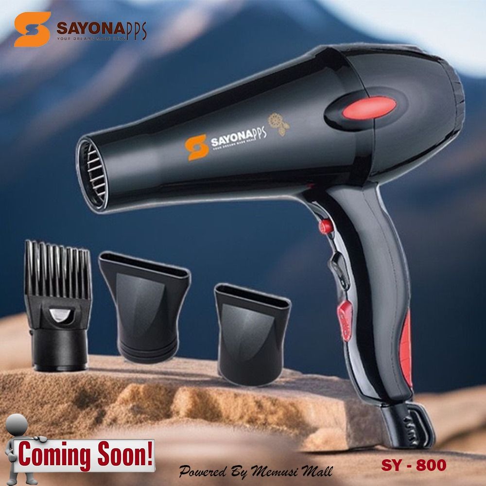 Sayona Commercial Hair Blow Dryer For commercial and home use for your hair care, you don't need to worry anymore, now sayona offers you their African-hair designed hair blow drier. With this hair dry