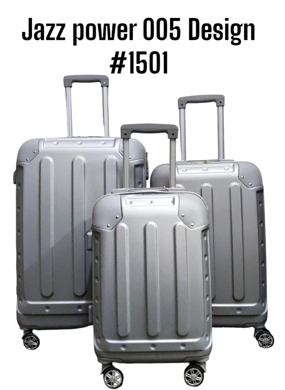 Durable 3 Piece Premium Set Hard Shell Travel Suitcases With Spinner Wheels