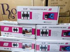20T (15'-43' inches )tilting wall mount  The wall mount also allows for tilting action, this means you can tilt the TV to achieve a more comfortable viewing angle. The wall bracket is easy-to-install